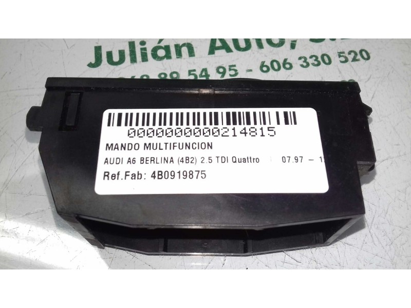 Recambio de mando multifuncion para audi a6 berlina (4b2) 2.5 tdi quattro referencia OEM IAM 4B0919875  