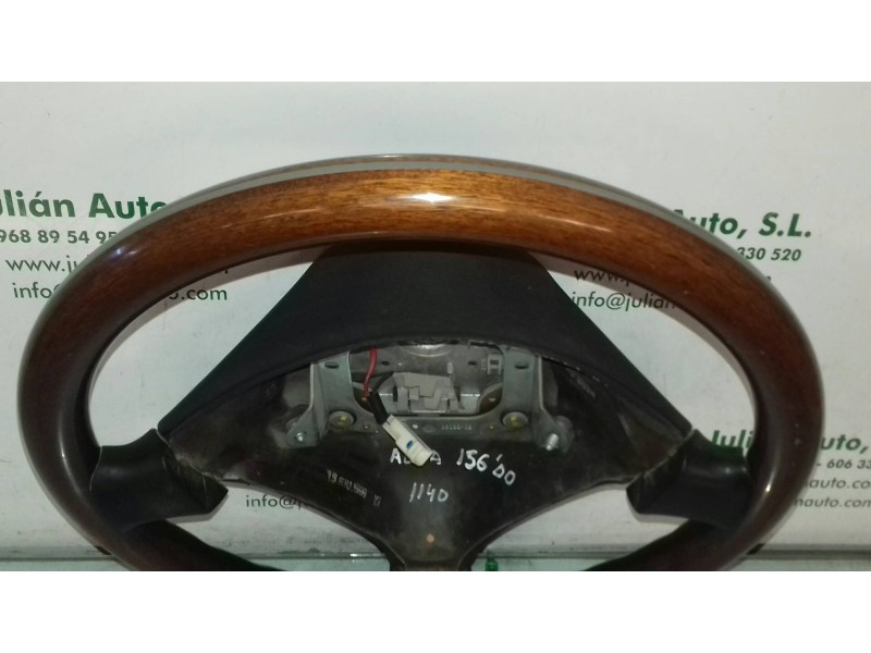 Recambio de volante para alfa romeo 156 (116) 1.9 jtd progression referencia OEM IAM 50459093  MADERA