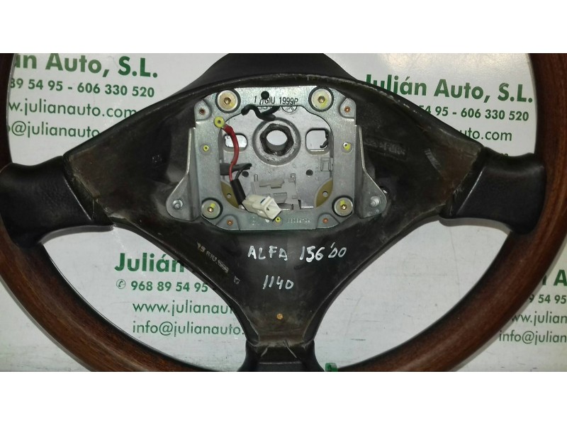 Recambio de volante para alfa romeo 156 (116) 1.9 jtd progression referencia OEM IAM 50459093  MADERA