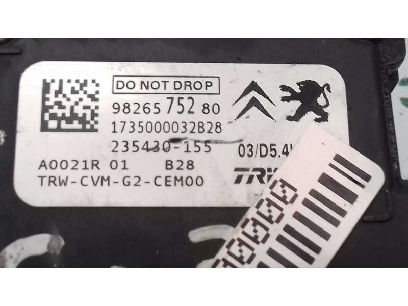 Recambio de modulo electronico para citroen c3 pure tech referencia OEM IAM 9826575280 TRW CAMARA TRASERA