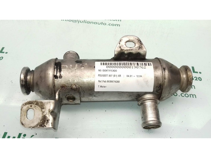 Recambio de enfriador egr para peugeot 307 (s1) xr referencia OEM IAM 9639974280  ENFRIADOR GASES