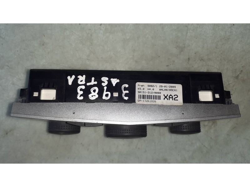 Recambio de mando climatizador para opel astra h ber. cosmo referencia OEM IAM 13261826  90151312