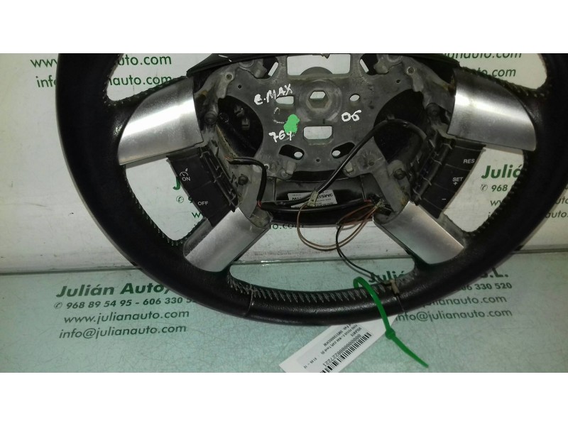 Recambio de volante para ford focus c-max (cap) trend (d) referencia OEM IAM 3M513600CHW MULTIFUNCION PIEL