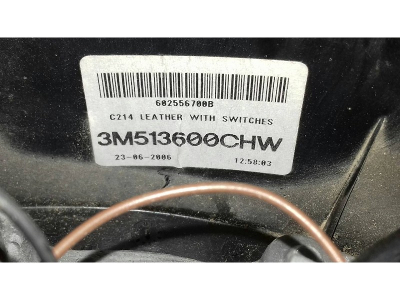 Recambio de volante para ford focus c-max (cap) trend (d) referencia OEM IAM 3M513600CHW MULTIFUNCION PIEL