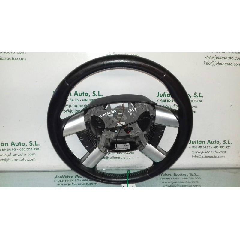 Recambio de volante para ford focus c-max (cap) 30 aniversario referencia OEM IAM 3M513600CHW MULTIFUNCION PIEL