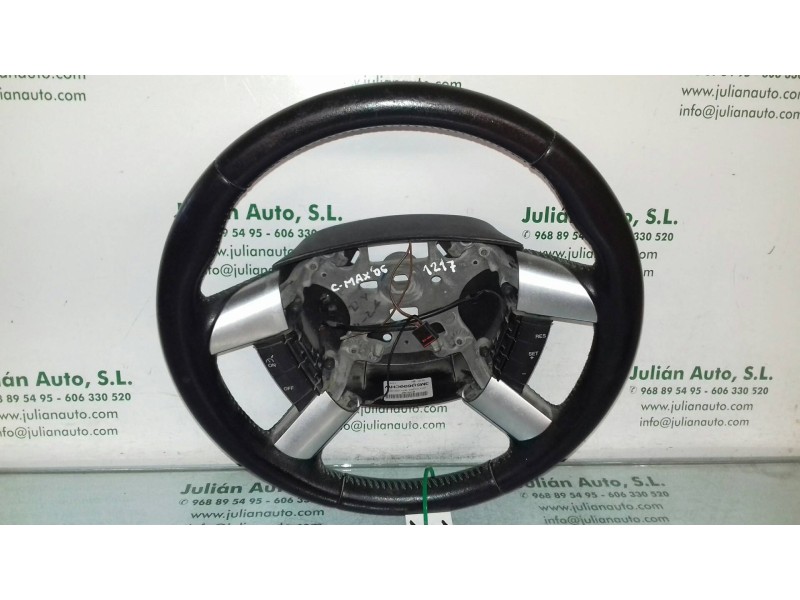 Recambio de volante para ford focus c-max (cap) 30 aniversario referencia OEM IAM 3M513600CHW MULTIFUNCION PIEL