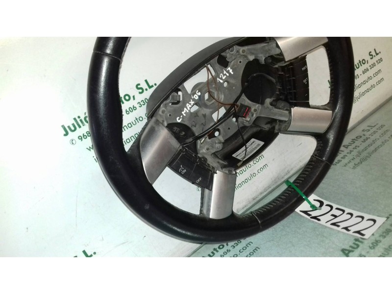 Recambio de volante para ford focus c-max (cap) 30 aniversario referencia OEM IAM 3M513600CHW MULTIFUNCION PIEL