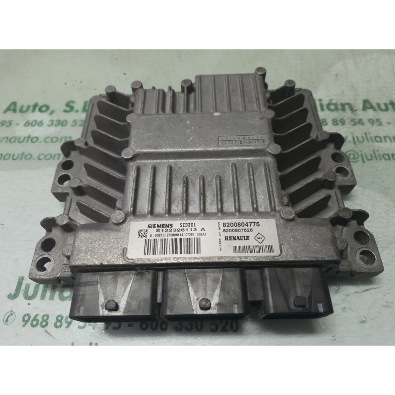 Recambio de centralita motor uce para renault scenic ii dynamique referencia OEM IAM  S122326113A 8200807626