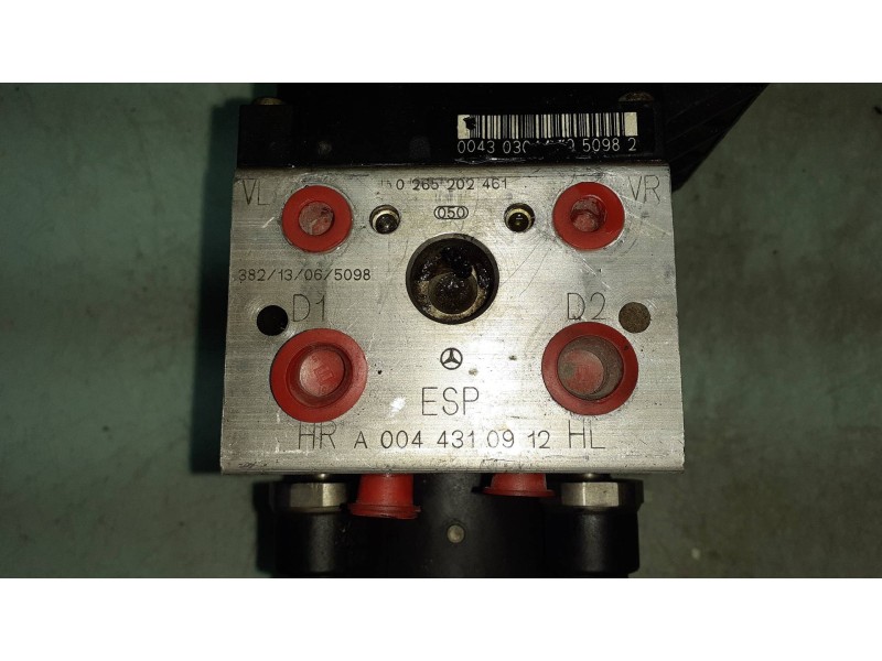 Recambio de abs para mercedes-benz clase a (w168) 190 (168.032) referencia OEM IAM 0265202461 A0044310912 