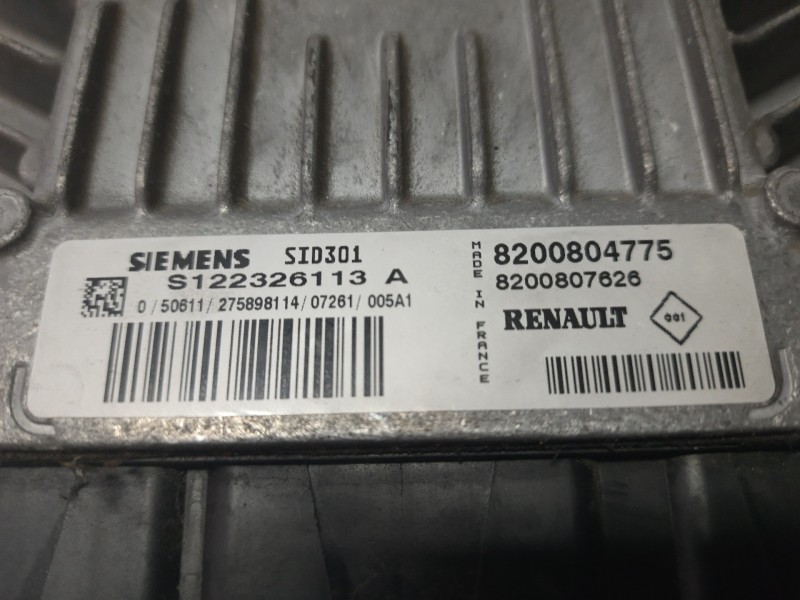 Recambio de centralita motor uce para renault scenic ii dynamique referencia OEM IAM  S122326113A 8200807626