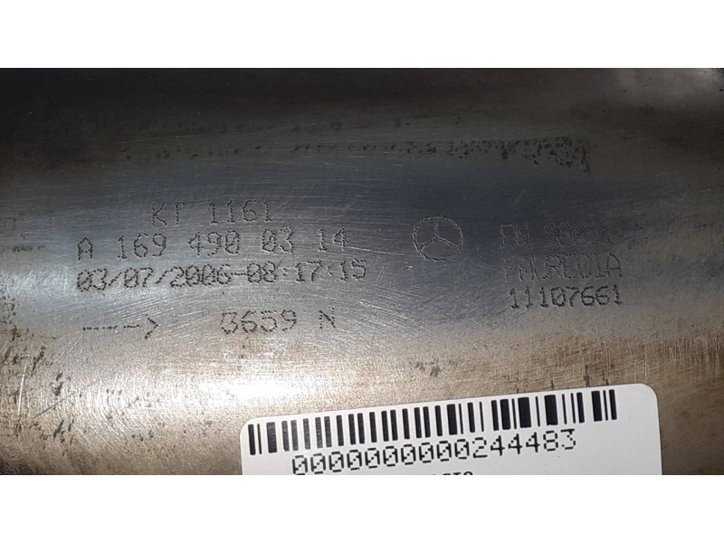 Recambio de tubo escape completo para mercedes-benz clase b (w245) 180 cdi (245.207) referencia OEM IAM A1694900314 11107661 