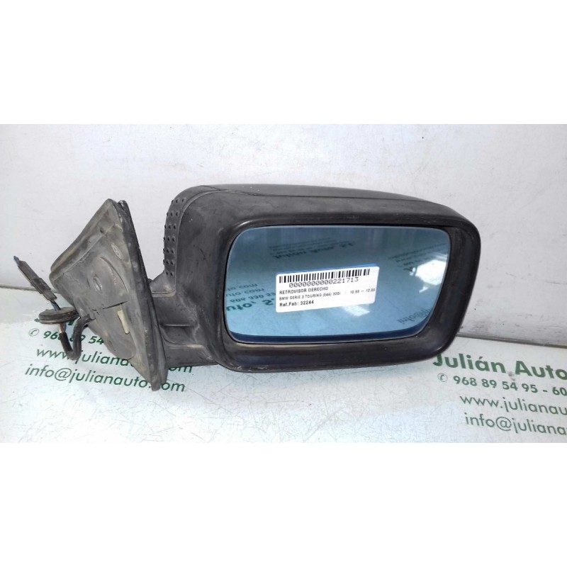 Recambio de retrovisor derecho para bmw serie 3 touring (e46) 328i referencia OEM IAM 32244 0117352 ELECTRICO