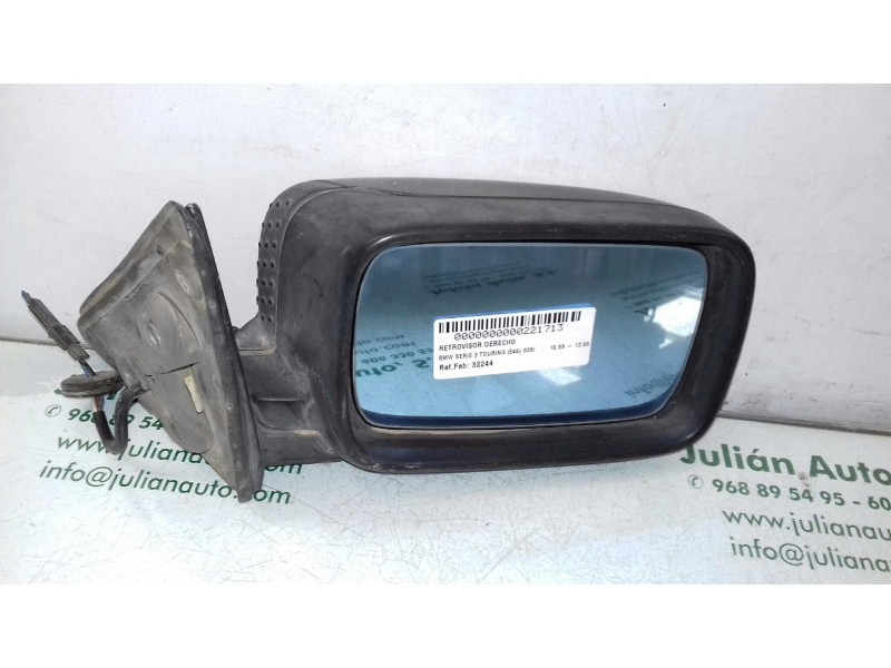 Recambio de retrovisor derecho para bmw serie 3 touring (e46) 328i referencia OEM IAM 32244 0117352 ELECTRICO Recambio de retrovisor derecho para bmw serie 3 touring (e46) 328i referencia OEM IAM 32244 0117352 ELECTRICO