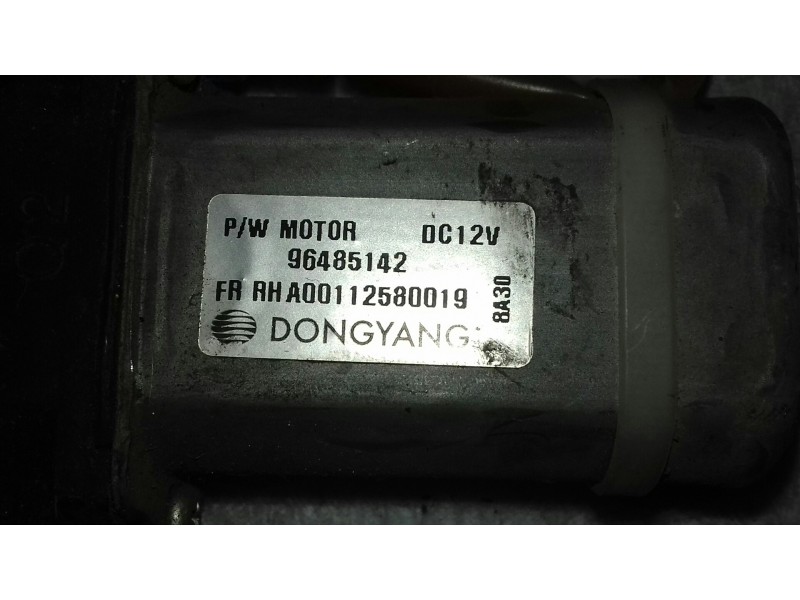 Recambio de elevalunas delantero derecho para chevrolet matiz s referencia OEM IAM 96485142  ELECTRICO