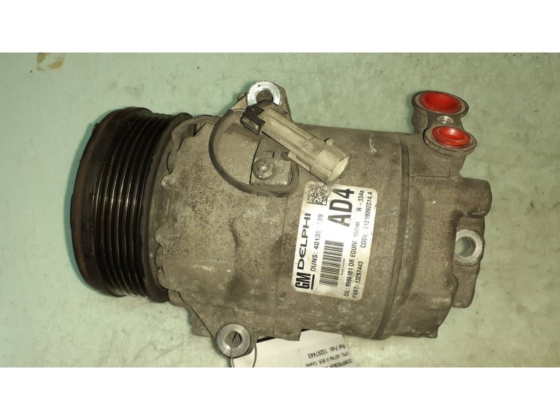 Recambio de compresor aire acondicionado para opel astra h ber. cosmo referencia OEM IAM 13297443 443AD4 DELPHI