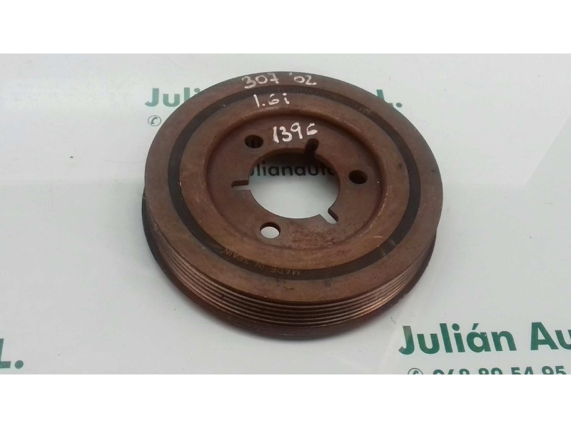 Recambio de polea cigueñal para peugeot 307 (s1) xn referencia OEM IAM 9653771880  