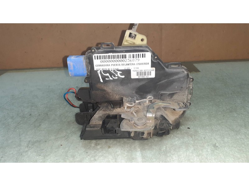 Recambio de cerradura puerta delantera izquierda para seat ibiza (6l1) fresh referencia OEM IAM 15AMC3B1 837015AM 991990101