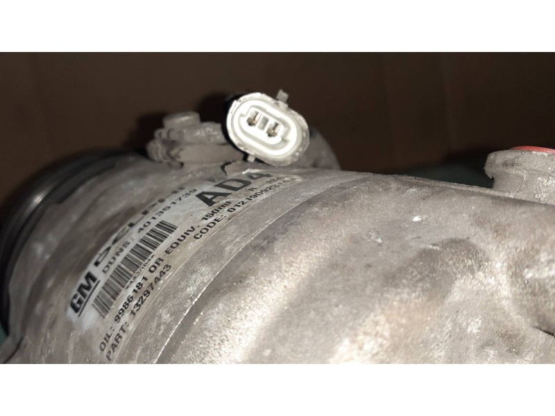 Recambio de compresor aire acondicionado para opel astra h ber. cosmo referencia OEM IAM 13297443 443AD4 DELPHI