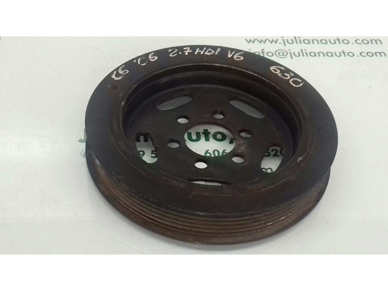 Recambio de polea cigueñal para citroen c6 exclusive referencia OEM IAM 4S706B319BC W756C 