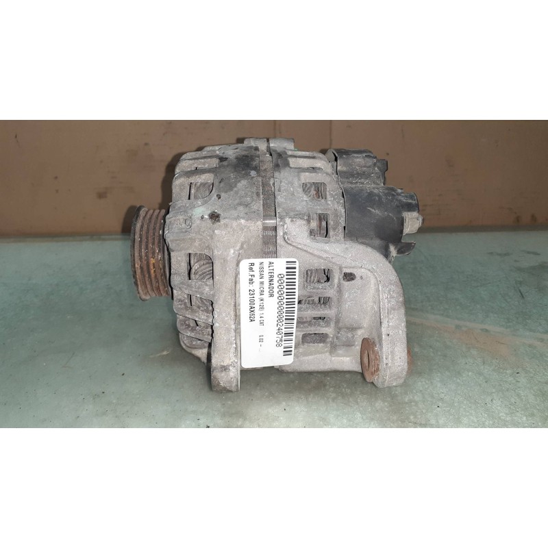 Recambio de alternador para nissan micra (k12e) 1.4 cat referencia OEM IAM 23100AX62A VALEO 80A