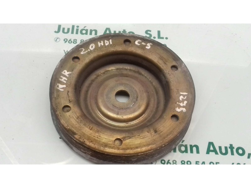 Recambio de polea cigueñal para citroen c5 berlina exclusive referencia OEM IAM 9643354180  