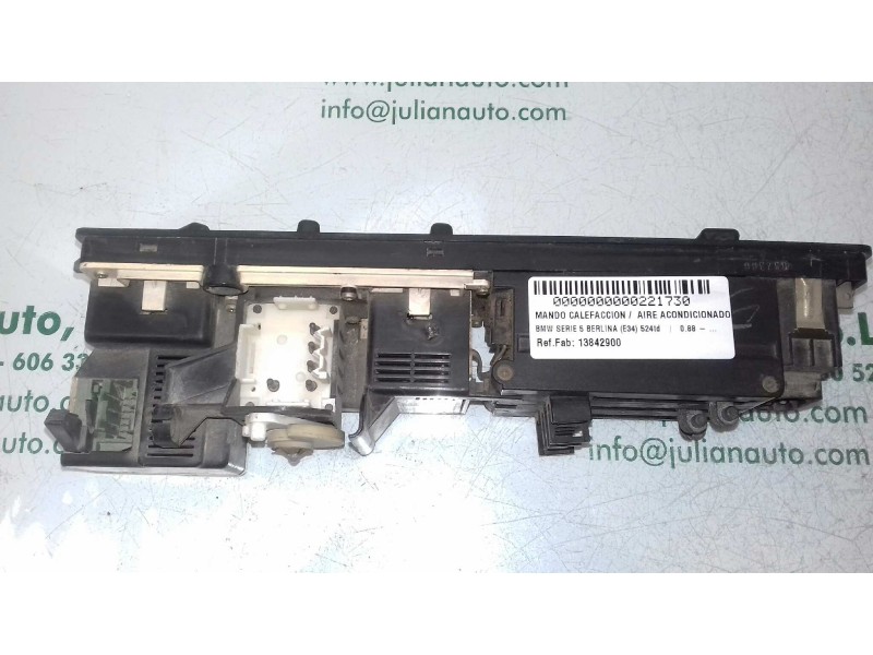 Recambio de mando calefaccion / aire acondicionado para bmw serie 5 berlina (e34) 524td referencia OEM IAM 13842900  