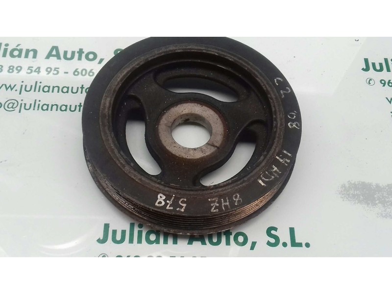 Recambio de polea cigueñal para citroen c2 audace referencia OEM IAM 9654961080  