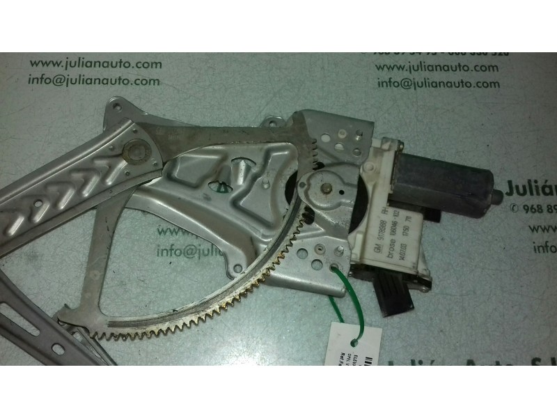 Recambio de elevalunas delantero derecho para opel vectra c berlina club referencia OEM IAM 9178986 0130822012 ELECTRICO
