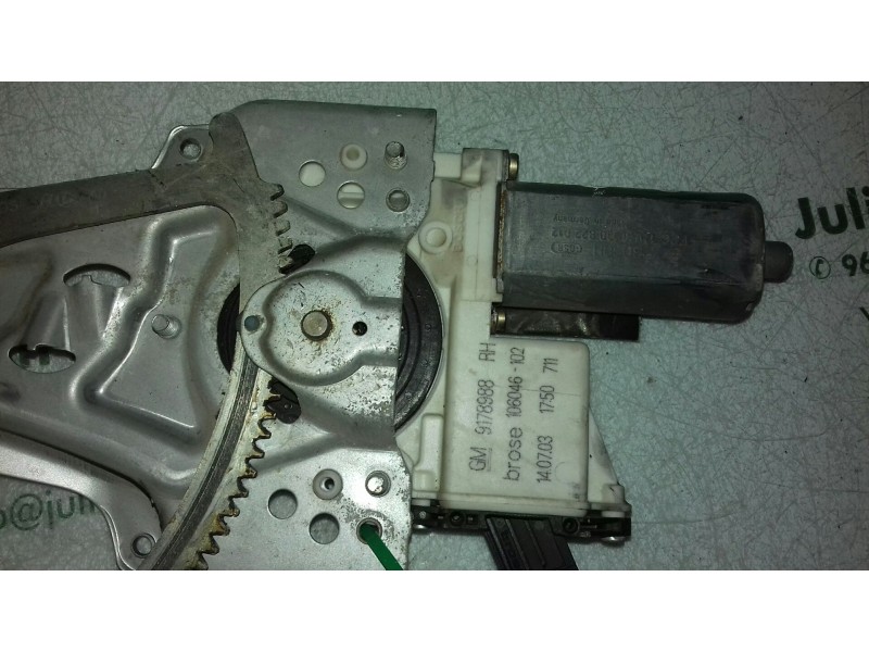 Recambio de elevalunas delantero derecho para opel vectra c berlina club referencia OEM IAM 9178986 0130822012 ELECTRICO