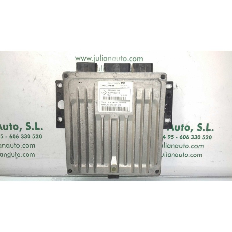 Recambio de centralita motor uce para renault scenic ii authentique referencia OEM IAM 8200498188 8200469340 KIT - DELPHI