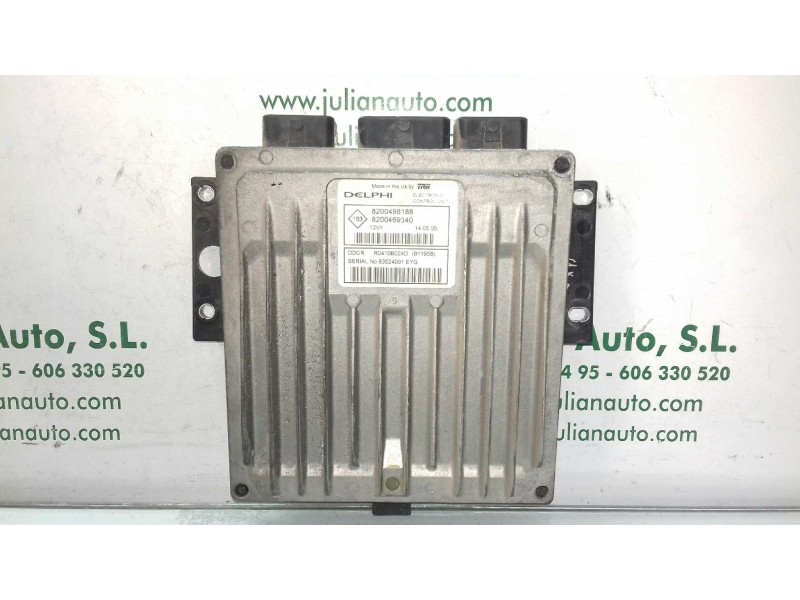 Recambio de centralita motor uce para renault scenic ii authentique referencia OEM IAM 8200498188 8200469340 KIT - DELPHI