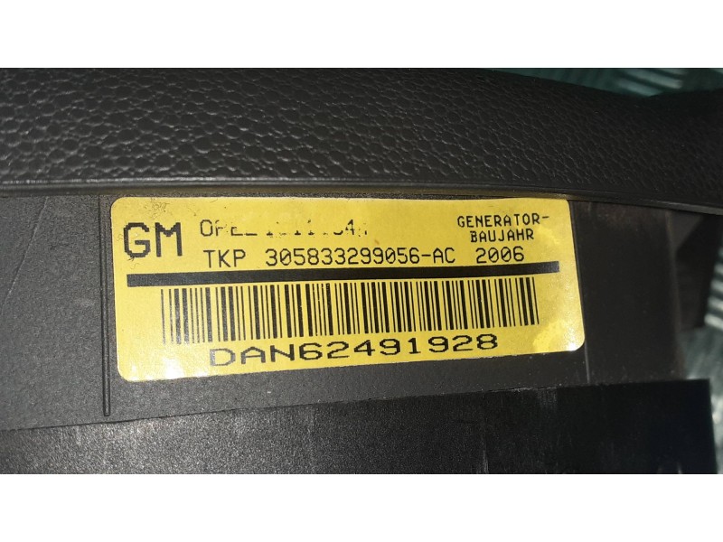 Recambio de airbag delantero izquierdo para opel astra h berlina cosmo referencia OEM IAM 498997212 3058324 