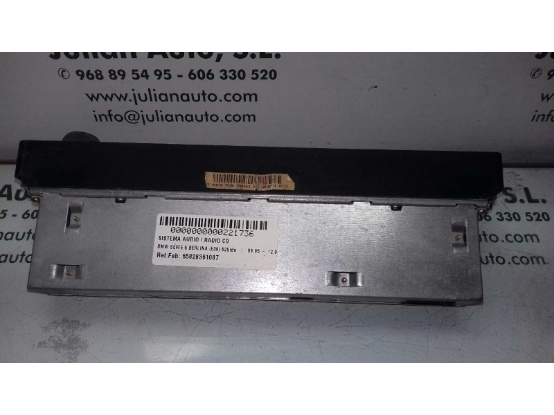 Recambio de sistema audio / radio cd para bmw serie 5 berlina (e39) 525tds referencia OEM IAM 65828361087 902201686239 PHILIPS