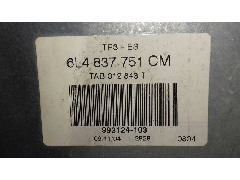 Recambio de elevalunas delantero izquierdo para seat ibiza (6l1) cool referencia OEM IAM 6L4837751CM 6L4837755T ELECTRICO