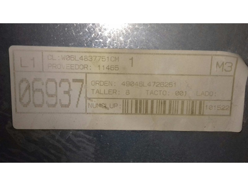 Recambio de elevalunas delantero izquierdo para seat ibiza (6l1) cool referencia OEM IAM 6L4837751CM 6L4837755T ELECTRICO