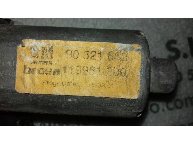 Recambio de elevalunas delantero derecho para opel astra g berlina club referencia OEM IAM 90521882 0130821769 ELECTRICO
