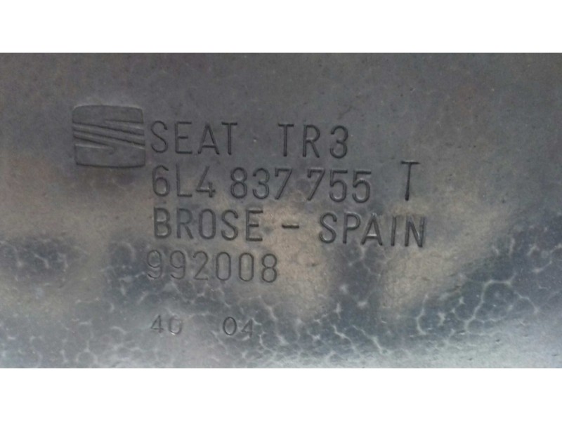 Recambio de elevalunas delantero izquierdo para seat ibiza (6l1) cool referencia OEM IAM 6L4837751CM 6L4837755T ELECTRICO