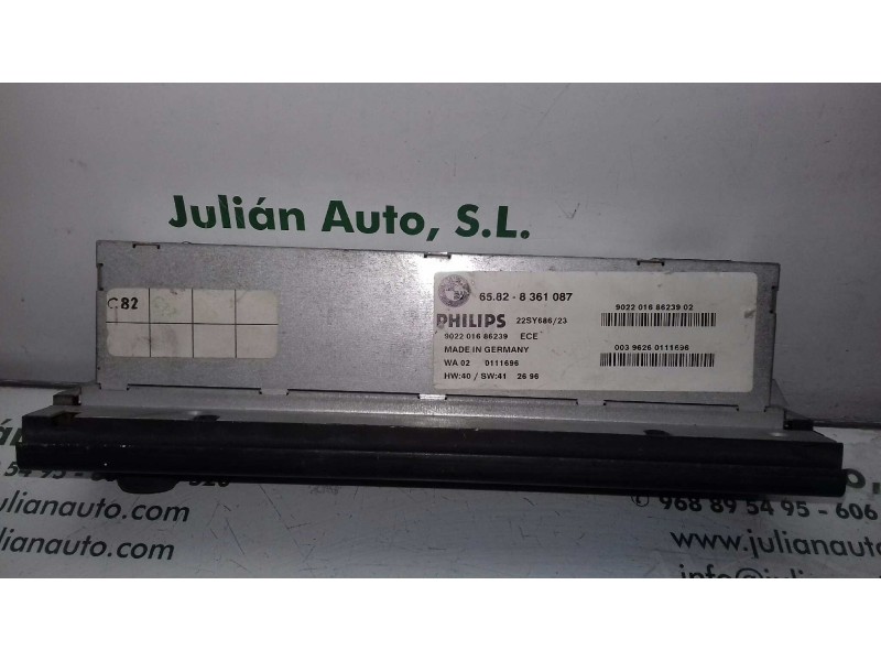 Recambio de sistema audio / radio cd para bmw serie 5 berlina (e39) 523i referencia OEM IAM 65828361087 902201686239 PHILIPS