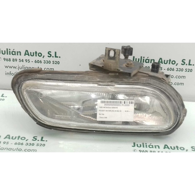 Recambio de faro antiniebla derecho para peugeot 406 berlina (s1/s2) sv referencia OEM IAM   