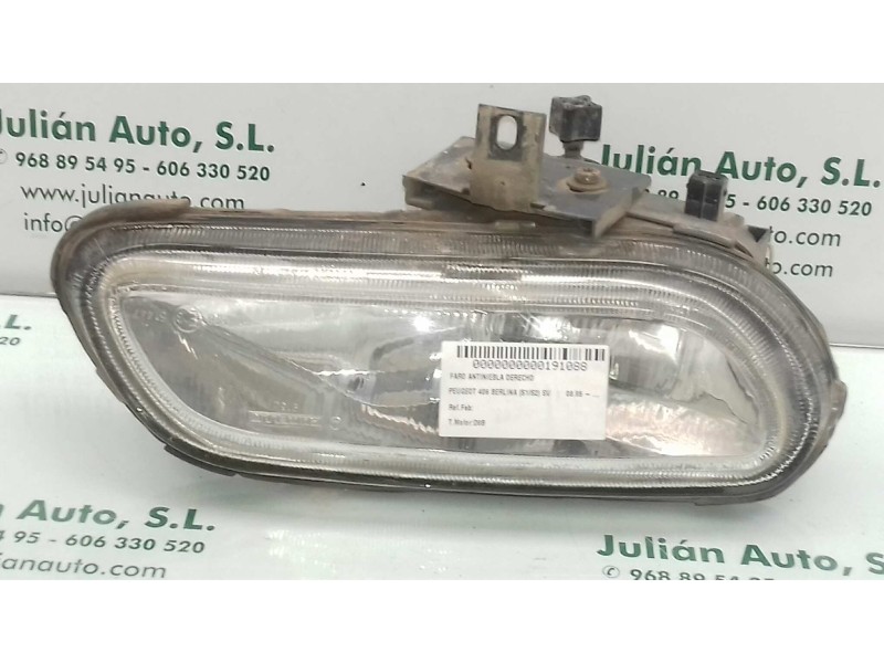 Recambio de faro antiniebla derecho para peugeot 406 berlina (s1/s2) sv referencia OEM IAM   