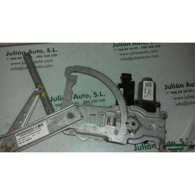 Recambio de elevalunas delantero izquierdo para opel corsa c club referencia OEM IAM 24466593 400708A ELECTRICO