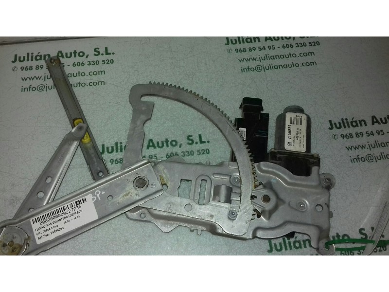 Recambio de elevalunas delantero izquierdo para opel corsa c club referencia OEM IAM 24466593 400708A ELECTRICO