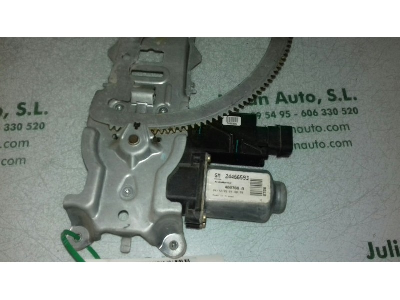 Recambio de elevalunas delantero izquierdo para opel corsa c club referencia OEM IAM 24466593 400708A ELECTRICO