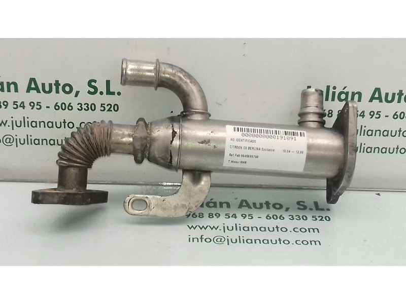 Recambio de enfriador egr para citroen c5 berlina exclusive referencia OEM IAM 9645689780  ENFRIADOR GASES