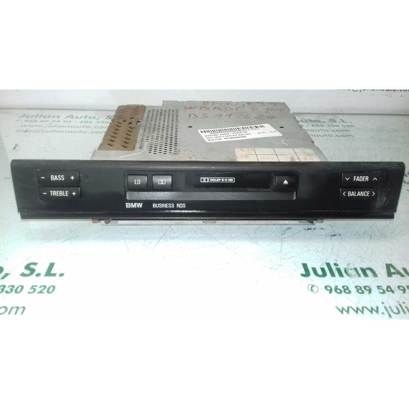 Recambio de sistema audio / radio cd para bmw serie 5 berlina (e39) 528i referencia OEM IAM 65128360750 PH7860T3058484 PHILIDS