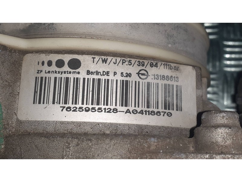 Recambio de bomba direccion para opel astra h ber. cosmo referencia OEM IAM 13188613 7625062113 