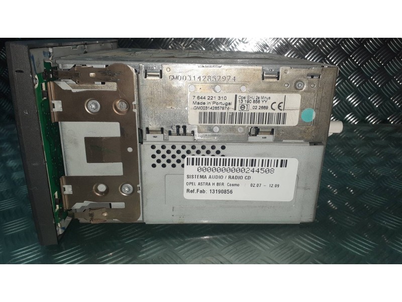 Recambio de sistema audio / radio cd para opel astra h ber. cosmo referencia OEM IAM 13190856 13190856YY 7644221310