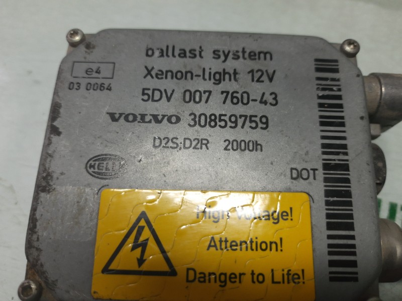Recambio de centralita faros xenon para volvo s40 berlina 1.9 d+ (85kw) referencia OEM IAM 30859759 5DV00776043 