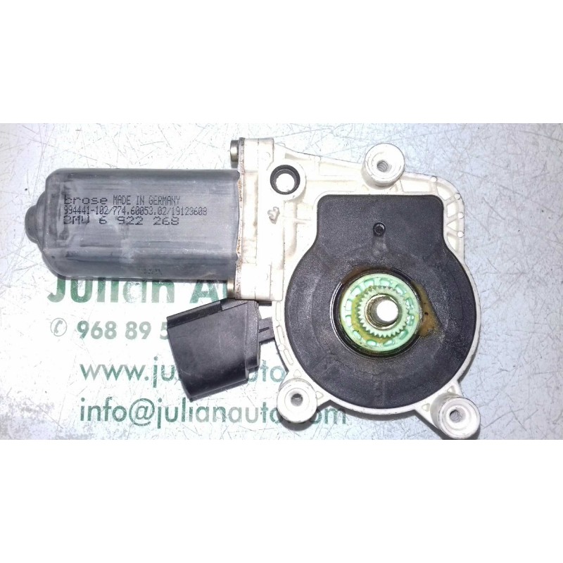 Recambio de motor elevalunas delantero derecho para bmw serie 5 berlina (e60) 520i referencia OEM IAM 6922268 NEGRO 3 + 3 PINES