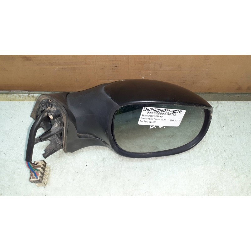 Recambio de retrovisor derecho para citroen xsara picasso 2.0 hdi referencia OEM IAM 024442  ELECTRICO